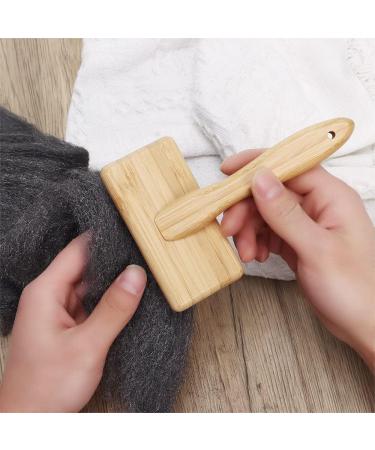2 Pcs Wool Carders Needle Felting Brush  Hand Carders for Wool  Craft Wool Needle Felting Tools with Solid Wood Handle  Slicker Brush for Dogs  Spinning and Weaving  for Craft Felt Project - Buy Online on GoSupps.com
