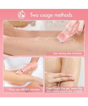 2-in-1 Bikini Trimmer & Gel for Women | Painless Electric Hair Removal Razor & Body Shaver - IPX7 Waterproof Portable Design - Buy Online on GoSupps.com