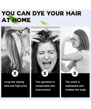 IIIMEIDU Herbal Hair Dye Shampoo 3 in 1 Black for Gray Hair Coverage 500ml - Buy Online on GoSupps.com