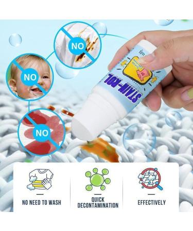 Emergency Stain Remover Roller-ball Cleaner Magic Stain Remover Rolling Bead Portable No-Wash Instant Stain Remover Pen Clothes Stain Remover-Roll Bead Design (1 PC) - Buy Online on GoSupps.com