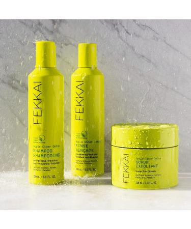 Fekkai Apple Cider Detox Shampoo 8.5 oz - Salon Grade, EWG Compliant, Vegan & Cruelty Free - Promotes Hair & Scalp Health - Buy Online on GoSupps.com
