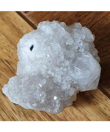 Crystal Rough Specimen Healed 50g-300g Natural Raw Crystals Apophyllite Stone Cluster Rough Stone Specimen Crystal Zeolite for Home Decoration 1pcs As a Gift (Size : 130-160g) - Buy Online on GoSupps.com