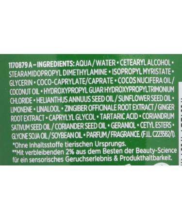 Vegan Botanical Strengthening Conditioner - Sulfate & Paraben-Free for Weakened Hair Ginger & Coriander 200 ml | Natural Cosmetics - Buy Online on GoSupps.com