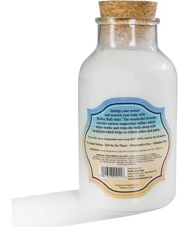 Malibu Epsom Bath Salts - Eucalyptus Scent - 22 oz | Relaxation & Muscle Relief | International Shipping - Buy Online on GoSupps.com