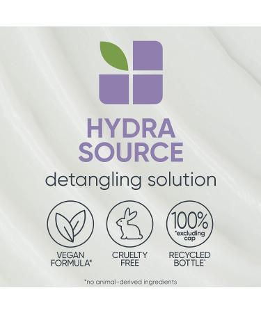 Biolage Hydra Source Detangling Solution - Moisturizing, Static Control, Paraben-Free - 33.8 Fl. Oz - Buy Online on GoSupps.com