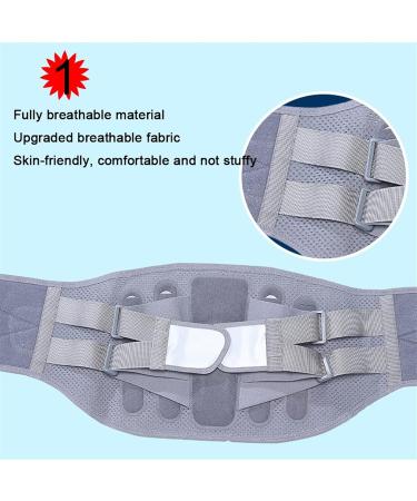 Oakye Lordosis Support Waist Belt | Orthopedic Spine Protection for Men & Women | XL & Medium Sizes | Intervertebral Disc Treatment - Buy Online on GoSupps.com