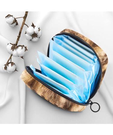 Owl Feather Napkin Storage Bag | Portable Zippered Pouch for Women & Teen Girls - Buy Online on GoSupps.com