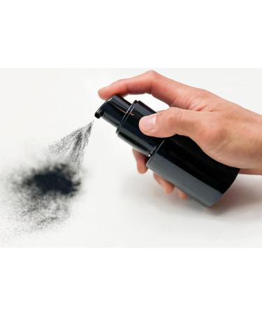 JUVITUS 4 oz Black PET Powder Spray Bottle - Ideal for Glitter Root Touch Up Fragrance & Deodorant | International Shipping Available - Buy Online on GoSupps.com