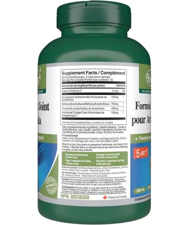 Glucosamine Chondroitin MSM Collagen 2000mg Per Serving 3 X 90 Capsules | Supplement for Joint Pain Arthritis Knee Pain and Tendonitis | Made with MSM Collagen | Extra Strength Powder Pills | 3 Bottles 270 count (Pack of 1) - Buy Online on GoSupps.com