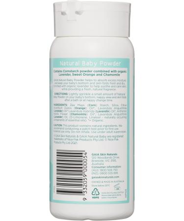 Natural Baby Powder by Gaia Skin Naturals - Buy Online on GoSupps.com