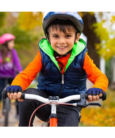 Geyoga Half-Finger Bicycle Gloves for Kids | Breathable Fingerless Cycling Gloves for Boys & Girls (Ages 8-12) - Multiple Colors - Buy Online on GoSupps.com