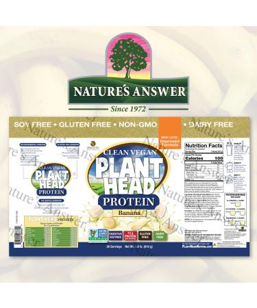 Genceutic Naturals Banana Plant Head Protein Powder - 1.8 lb | Vegan & Nutrient-Dense - Buy Online on GoSupps.com