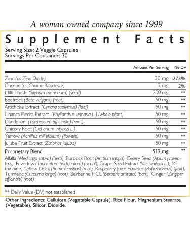Coco March Liver Cleanse - Plant-Based Liver Support for Digestive Health - Gluten, Soy, Dairy-Free Vegan Formula - 60 Capsules - Buy Online on GoSupps.com