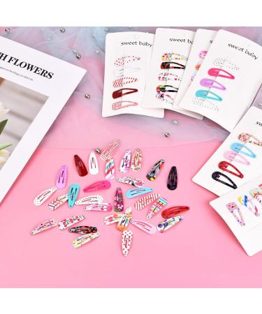 Hoxfly 60 PCS Cute Girls Hair Clips - Colorful Mini Metal Snap Clips for Toddlers & Kids - Small Hair Barrettes and Accessories - Buy Online on GoSupps.com