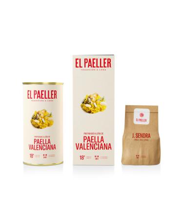 EL PAELLER - Prepared Paella Valenciana | Authentic Flavor Handcrafted | 100% Natural Ingredients | For 2-3 People Gluten F