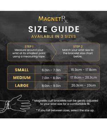 MagnetRX Magnetic Bracelet Bangle | Twisted Stainless Steel | Elegant Golf Bracelet for Men & Women | Gold Small | Shop Internationally - Buy Online on GoSupps.com