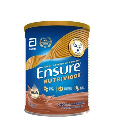Abbott BV Ensure Nutrivigor 850g Chocolate Food supplement for adults Highquality proteins HMB 27 multivitamins and minerals including vitamin C vitamin D magnesium and zinc