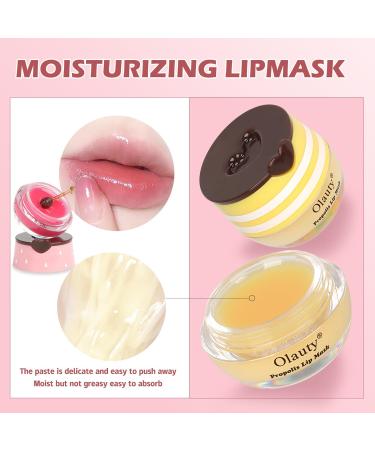 8 PCS Bee Lip Balm Honey Pot, Strawberry, Watermelon, Apple Lime, Cherry, Mint, Grapes & Peach Flavors, Honey Lip Balm Bulk, Overnight Lip Sleeping Mask with Stick, Prevention Dry & Cracked Lip Scrubs Set A - Buy Online on GoSupps.com