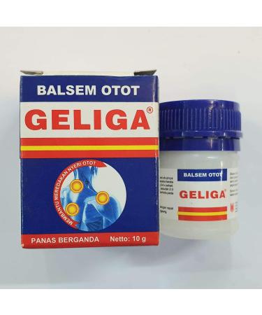 Geliga 12x 10gr Eagle Brand Muscular Balm for Muscle Joint Aches Back Pain Headache Cold