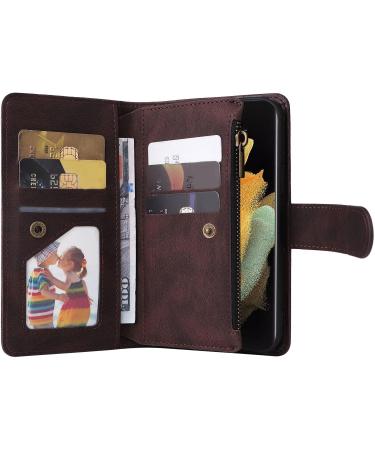 Zerodi's Premium PU Leather Wallet Cell Phone Case - Magnetic Closure & Theft Protection for Outdoor Travel - Buy Online on GoSupps.com