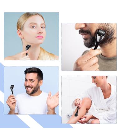Zephyrcraft 2-Piece Dermaroller Set | 540 Needles for Face Body & Beard Growth | Microneedling Roller for Men & Women | Hair Care & Skin Rejuvenation - Buy Online on GoSupps.com