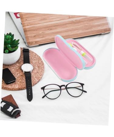 JECOMPRIS 2-in-1 Tweezers & Double Glasses Holder Case - Travel-Friendly Lentil Holder & Flocked Cloth Suitcase for Contact Lenses - Buy Online on GoSupps.com