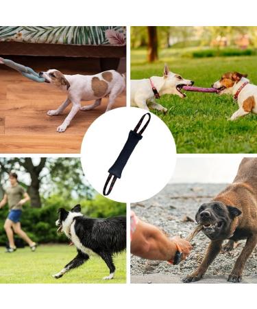 Dongker Dog Bite Sausage - 30cm Robust Dog Toy with 2 Handles for K9 Training Tug-of-War & Play - Durable Orange Design - Buy Online on GoSupps.com