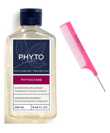 boem SIeekshop comb + Ph to Paris Ph tocyane WOMEN Invigorating Shampoo - Woman Hair Products 2024-2025 Newest Version (w/Pink Comb) (Ph tocyane Women Shampoo (8.5 oz))