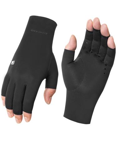 Arthritis Compression Gloves Super Soft and Seamless Arthritis Gloves for Carpal Tunnel Pain Relief Gloves for Men & Women Large Black
