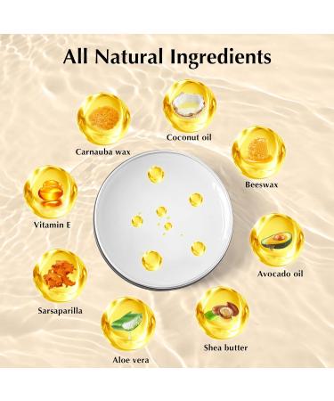 Tinioey All-Natural Lick Safe Dog Paw Balm for Dogs & Cats | 2 Pack Dog Nose and Paw Balm Protector | Moisturizer & Soother for Dry Cracked & Itchy Paws Nose Elbows | Paw Cream & Butter for Dogs - Buy Online on GoSupps.com