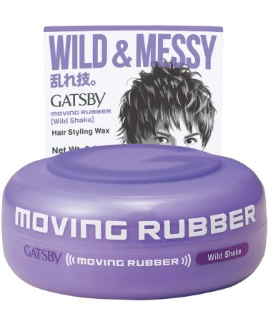 Mandom Gatsby Moving Rubber Hair Styling Wax Wild Shake 2.8 oz