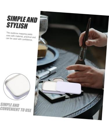 Hemoton aluminum box eyebrow mapping paste brow mapping tool white eyebrow tinting tool 1 count (Pack of 1) White - Buy Online on GoSupps.com