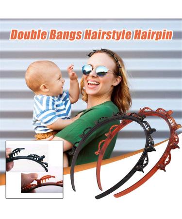 Youning Double Bang Hairstyle Clips - Twist Hairpins & Accessories for Perfect Ponytails - Buy Online on GoSupps.com