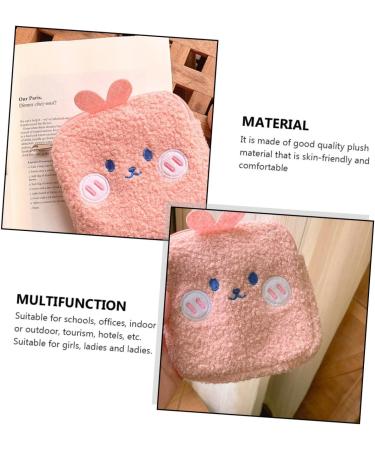 KALLORY Teen Napkin Wallet Set | Mini Rabbit Zipper Pads for Menstrual Cycle | Cute Plush Pouch for Women | Cartoon Cosmetic Bag - Buy Online on GoSupps.com