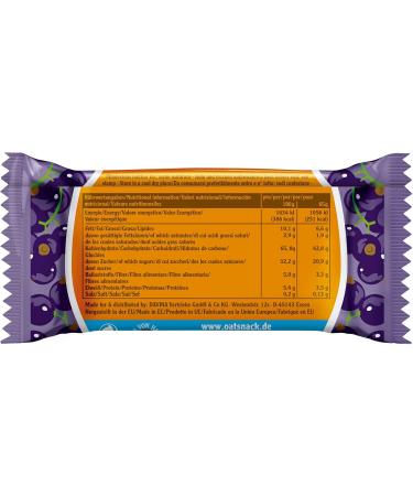 Buy Handcrafted Energy Oatsnack Bars - 30 x 65g Natural Currant Snack | International Shipping Available - Buy Online on GoSupps.com