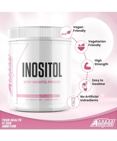 Inositol (Myo-Inositol) Powder 300g | Premium Powder for PCOS Support & Hormonal Balance - Buy Online on GoSupps.com