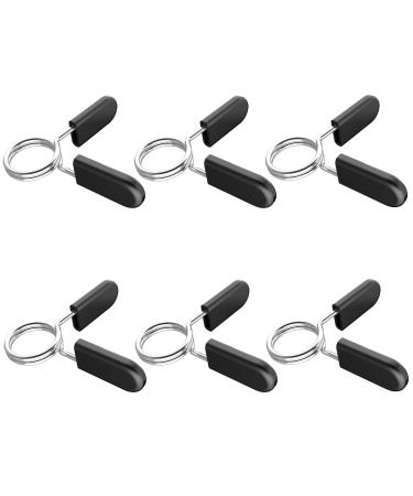 Simpeak 6 pieces 25/28/30 mm barbell spring clamps locking dumbbell spring clamps ratchet spring barbell gymnastics rod dumbbell locking clamps dumbbell clamp - Buy Online on GoSupps.com