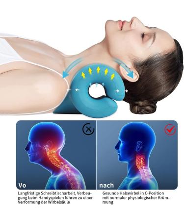 Portable Neck Extensor & Cervical Traction Device | Pain Relief for Men & Women - Adjustable Neck Massage & Posture Correction - Buy Online on GoSupps.com