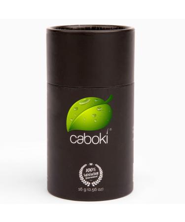 Caboki All-Natural  Plant-Based Hair Concealer Covers Bald Spot and Thinning Hair. (16G  40-Day Supply). Black