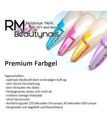 Color Gel Mocca Brown Beige - Studio Quality UV LED Nail Gel (5ml) | RM Beautynails | International Shipping Available - Buy Online on GoSupps.com