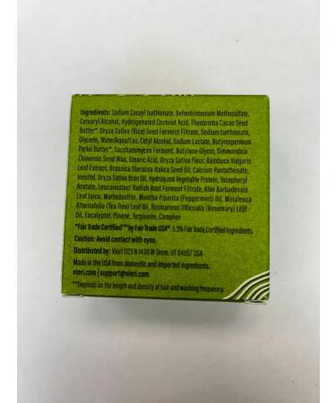 Viori Tea Tree Mint Essential Oil Shampoo Bar - All Natural Handcrafted Sulfate Free with Rice Water - Best for Healthy Hair Care Eco-Friendly Shampoo Bar Shipping Internationally - Buy Online on GoSupps.com