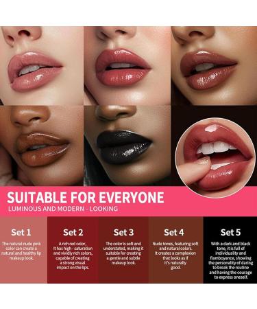 Holds Lip Liner and Gloss Set 3 Pieces Nude Creamy Long Lasting Food Items Creamy Lip Liner for Wedding Party Daily Use Office Date Events in Winter Spring 2 - Buy Online on GoSupps.com