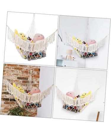 Fomiyes 3-in-1 Yoga Ball Stand - Macrame Storage for Soft Toys | Perfect Christmas Gifts & Presents for Children - Buy Online on GoSupps.com