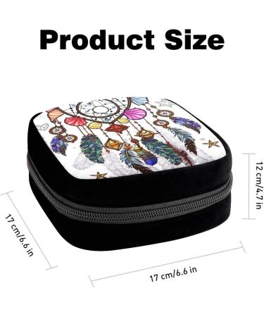 GIAPB Period Bag Sanitary Napkin Storage Bohemian Dreamcatcher Feathers Color2203 - Buy Online on GoSupps.com