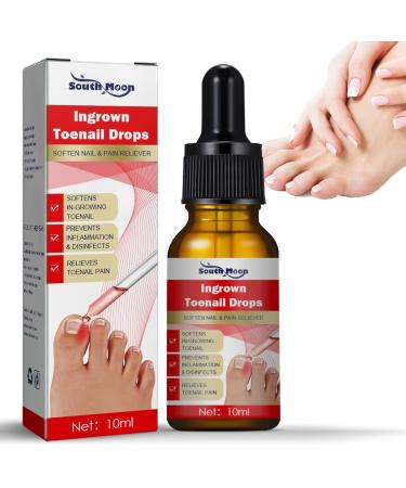 Ingrow Toenail Correction Treatment Oil Ingrown Toenail Correction Drops Cuticle Care Oils for Ingrown Toenails Nail Care and Treatment Nail Fungal Treatment (1pcs 10ml)