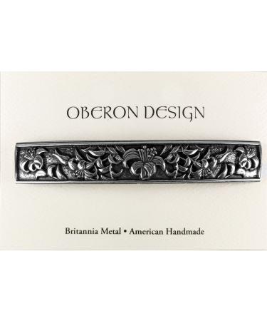 Lily Hair Clip: Extra Large Hand Crafted Metal Barrette - Made in the USA with 100mm French Clip - Buy Online on GoSupps.com