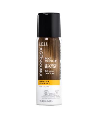 AGEbeautiful Root Touch Up Hair Color Spray | Touch-Up Gray Concealer | Temporary Cover Up | Black/Brown/Blonde/Red Dark Blonde