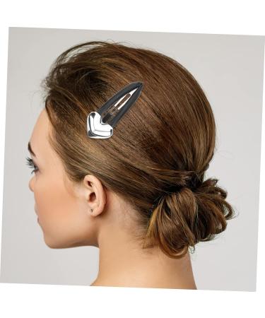 FRCOLOR 4 Sets hair scrunchies leopard headband hair snap clips heart headband french hair clips hairpins heart hair accessories chocolate chip cookie headband girl summer metal - Buy Online on GoSupps.com