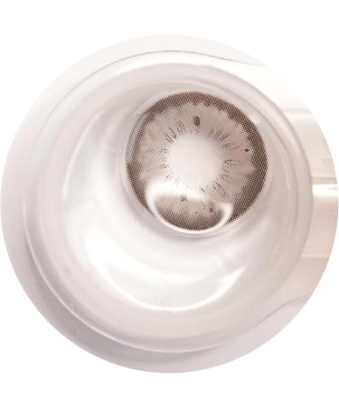 Buy Charmiga Galaxy Gray Colored Contact Lenses - Soft Hydrogel 0.0 Diopters Half-Annual 2 Pieces + Containers | Natural Gray Color | Ship Internationally - Buy Online on GoSupps.com