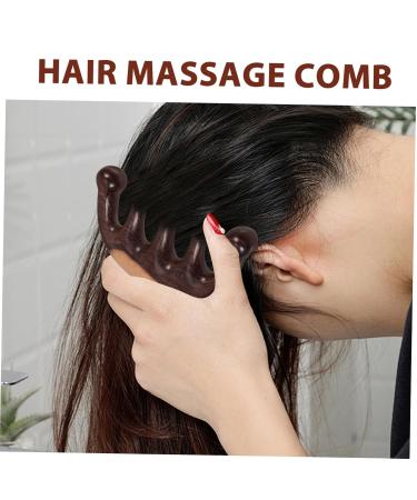 BCOATH Wooden Wide Tooth Comb for Women | Hair Head Massage Tool | Natural Broad Tooth Desangerer | 10.50x5.00cm | Best Massage Tools - Buy Online on GoSupps.com